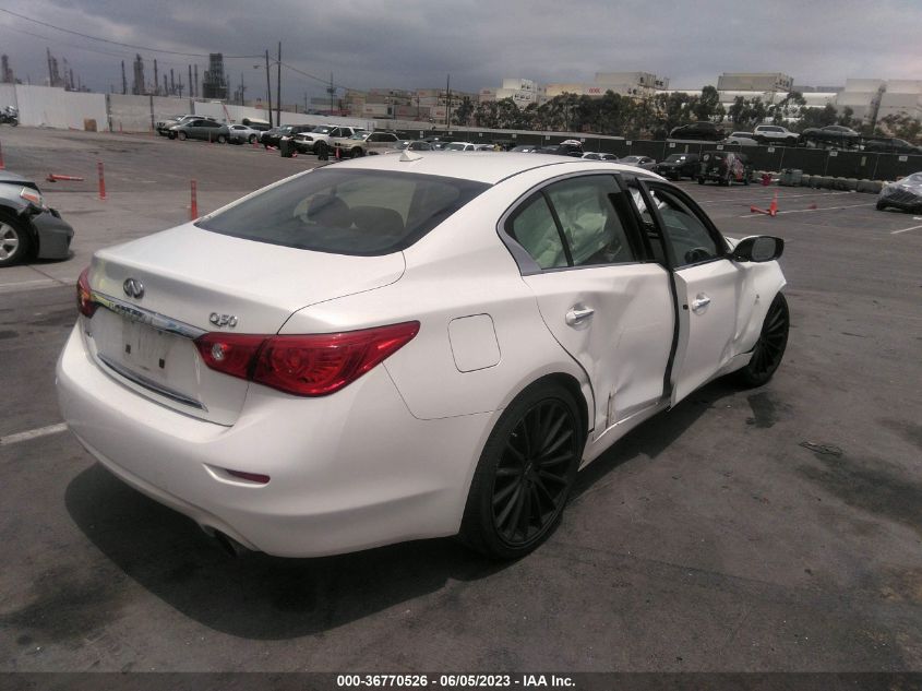 2014 Infiniti Q50 Premium VIN: JN1BV7AR1EM683541 Lot: 36770526