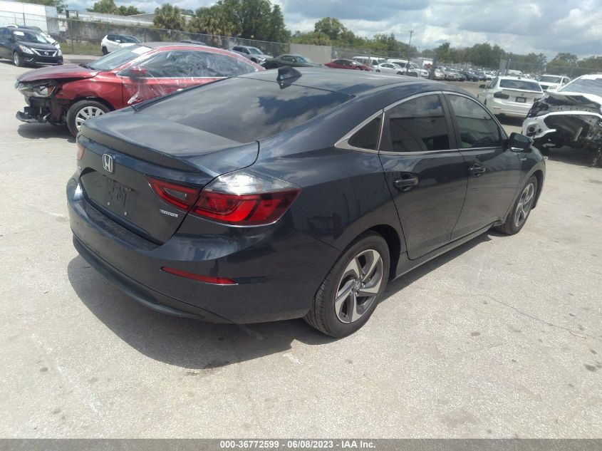 2019 Honda Insight Ex VIN: 19XZE4F51KE015653 Lot: 36772599