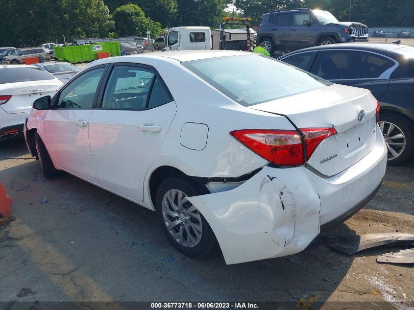 2018 Toyota Corolla Le VIN: 5YFBURHE0JP819115 Lot: 40810599