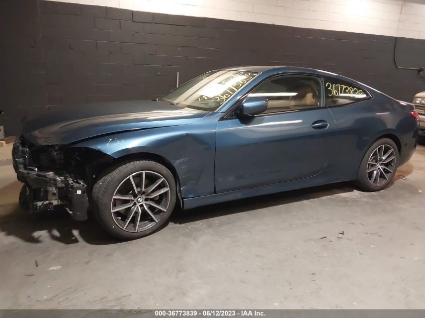 2022 BMW 430I xDrive VIN: WBA73AP05NCJ87742 Lot: 36773839