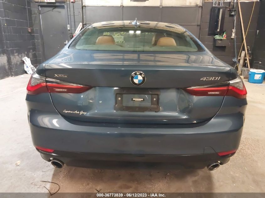 2022 BMW 430I xDrive VIN: WBA73AP05NCJ87742 Lot: 36773839