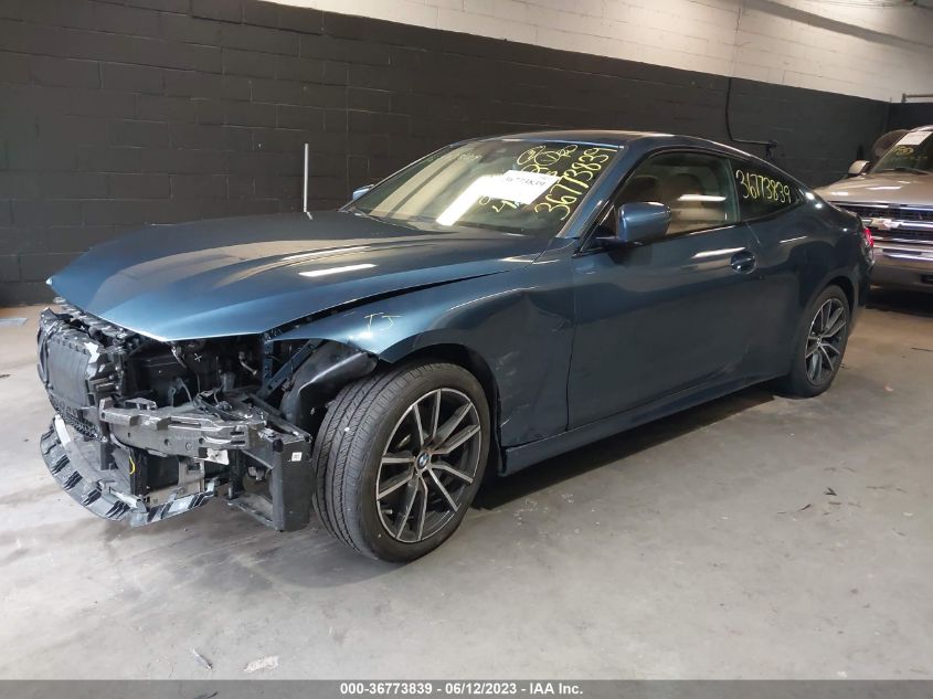 2022 BMW 430I xDrive VIN: WBA73AP05NCJ87742 Lot: 36773839