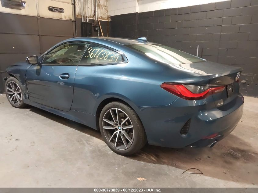 2022 BMW 430I xDrive VIN: WBA73AP05NCJ87742 Lot: 36773839