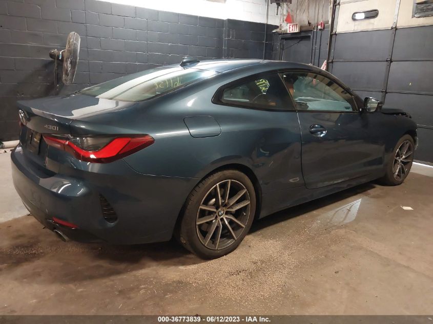 2022 BMW 430I xDrive VIN: WBA73AP05NCJ87742 Lot: 36773839