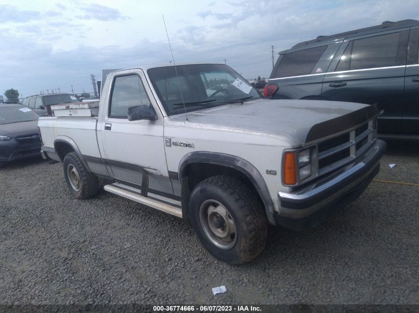 1988 Dodge Dakota VIN: 1B7GR14X3JS794886 Lot: 36774666