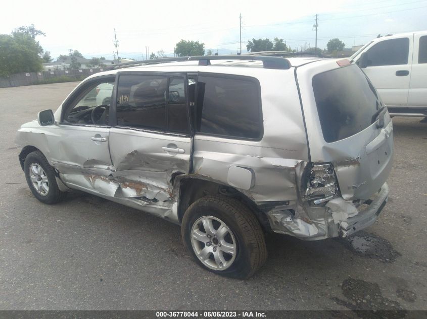 2003 Toyota Highlander VIN: JTEHF21AX30140867 Lot: 36778044