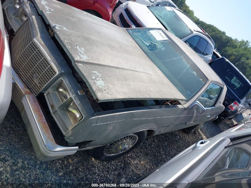 1981 Buick Riveria VIN: CANT READ Lot: 36780268