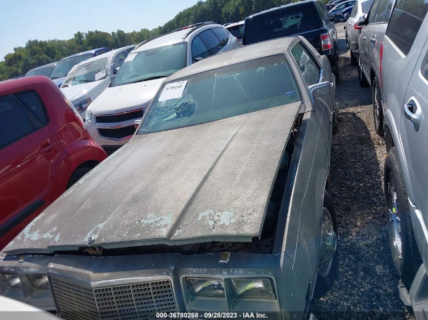 1981 Buick Riveria VIN: CANT READ Lot: 36780268