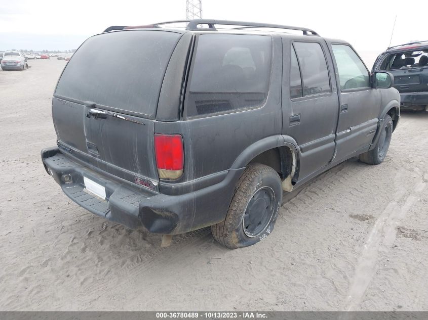 1998 GMC Jimmy Slt VIN: 1GKCS13W0W2562494 Lot: 36780489