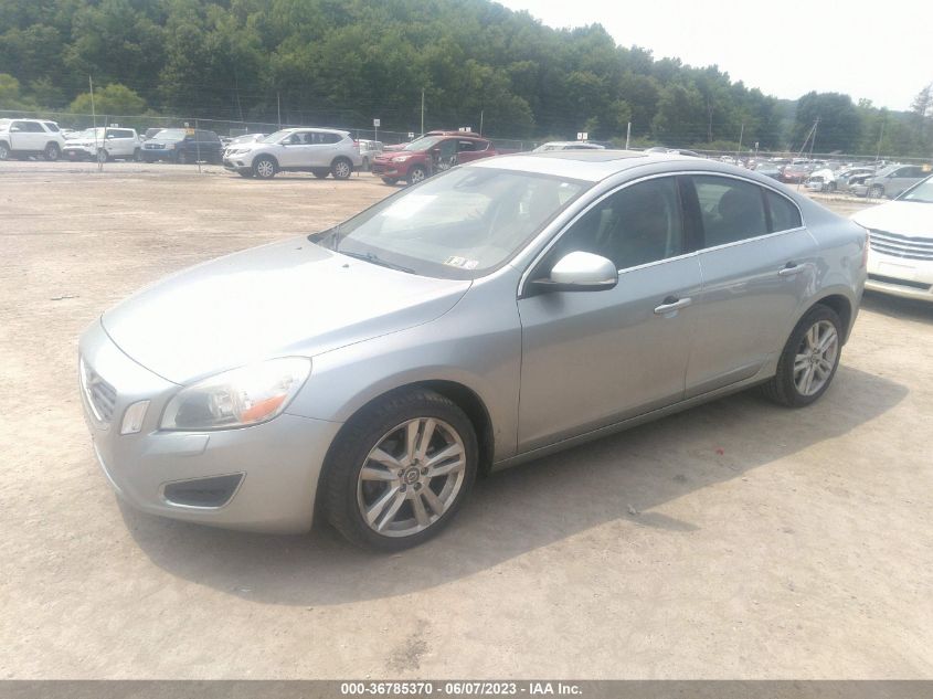 2013 Volvo S60 T5/T5 Platinum/T5 Premier/T5 Premier Plus VIN: YV1612FHXD1219350 Lot: 36785370