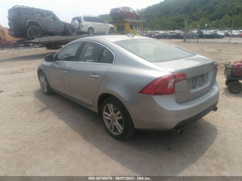 2013 Volvo S60 T5/T5 Platinum/T5 Premier/T5 Premier Plus VIN: YV1612FHXD1219350 Lot: 36785370