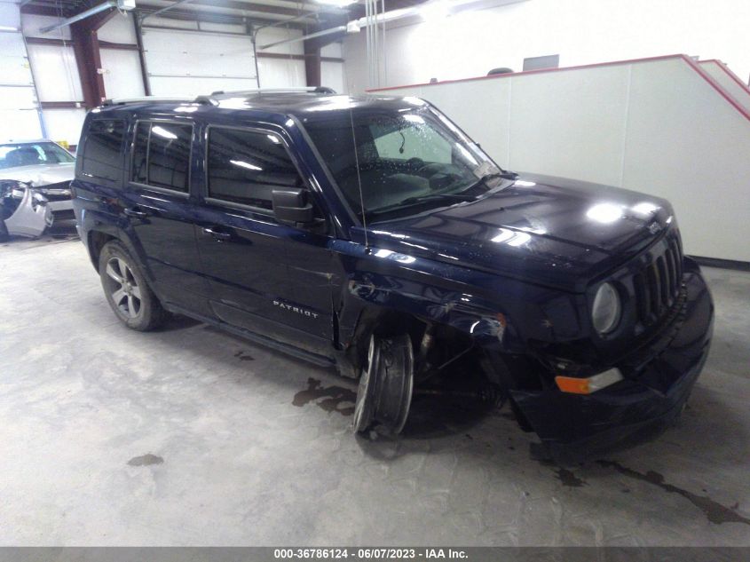 1C4NJRFB1GD673270 2016 Jeep Patriot High Altitude Edition