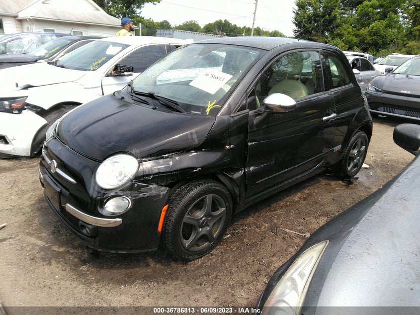 2012 Fiat 500 Lounge VIN: 3C3CFFCR9CT366480 Lot: 36786813