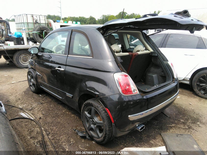 2012 Fiat 500 Lounge VIN: 3C3CFFCR9CT366480 Lot: 36786813