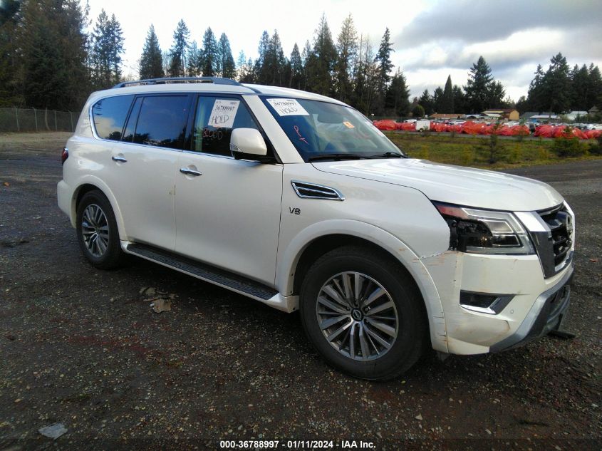 2021 Nissan Armada Sl 4Wd VIN: JN8AY2BB2M9792746 Lot: 36788997