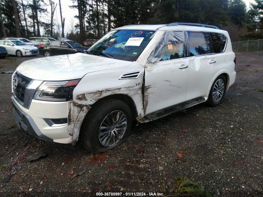 2021 Nissan Armada Sl 4Wd VIN: JN8AY2BB2M9792746 Lot: 36788997