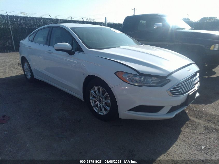 2017 Ford Fusion S VIN: 3FA6P0G70HR200841 Lot: 36791925