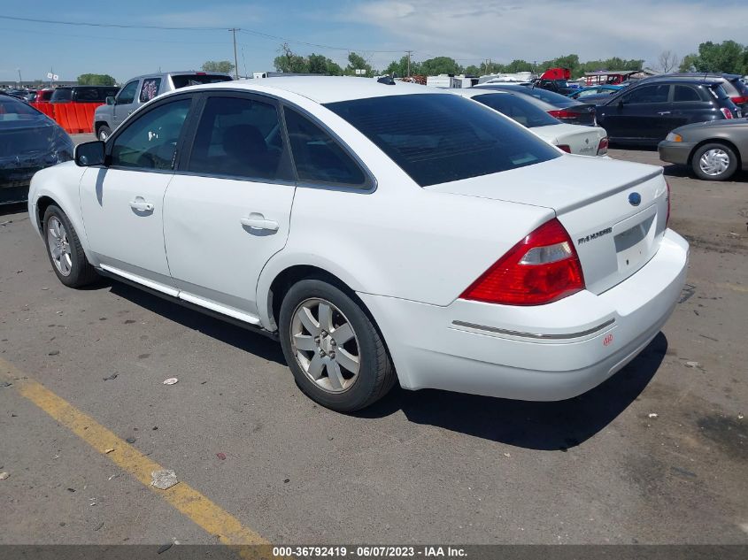 2007 Ford Five Hundred Sel VIN: 1FAFP241X7G109237 Lot: 36792419