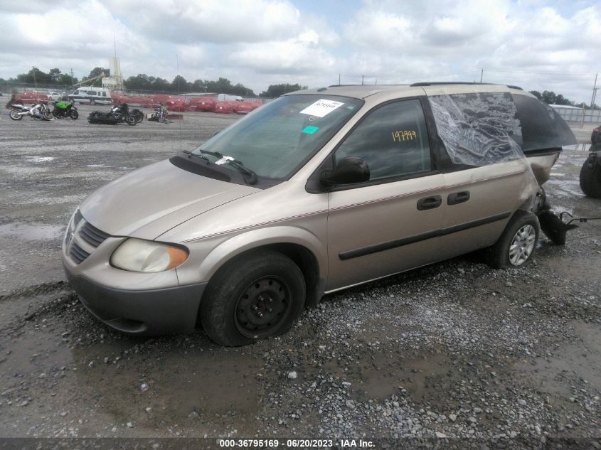 2007 Dodge Caravan Se VIN: 1D4GP25R37B184834 Lot: 36795169