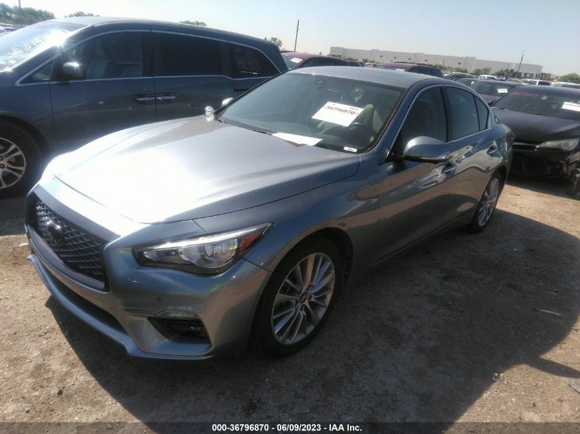 2018 Infiniti Q50 2.0T Luxe VIN: JN1CV7AP5JM241620 Lot: 36796870