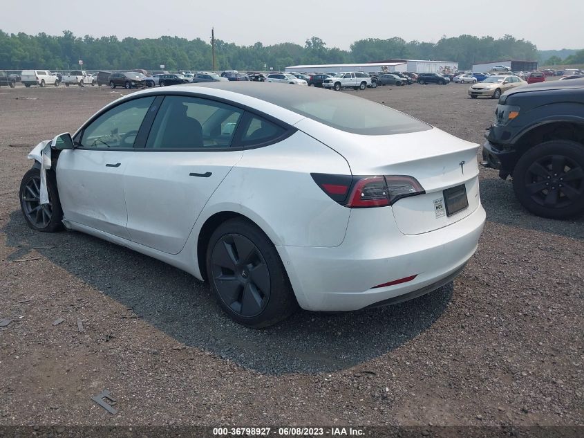 2022 Tesla Model 3 Long Range Dual Motor All-Wheel Drive VIN: 5YJ3E1EB0NF274533 Lot: 36798927