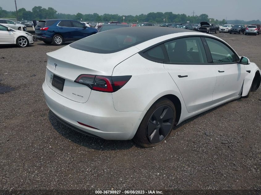 2022 Tesla Model 3 Long Range Dual Motor All-Wheel Drive VIN: 5YJ3E1EB0NF274533 Lot: 36798927