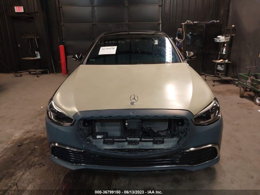 2021 Mercedes-Benz S 580 4Matic VIN: W1K6G7GB6MA017882 Lot: 36799150