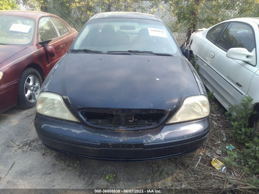 2001 Mercury Sable Ls VIN: 1MEFM53U51A605619 Lot: 36808838