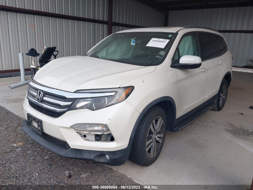 2017 Honda Pilot Ex-L VIN: 5FNYF6H81HB054998 Lot: 36808865