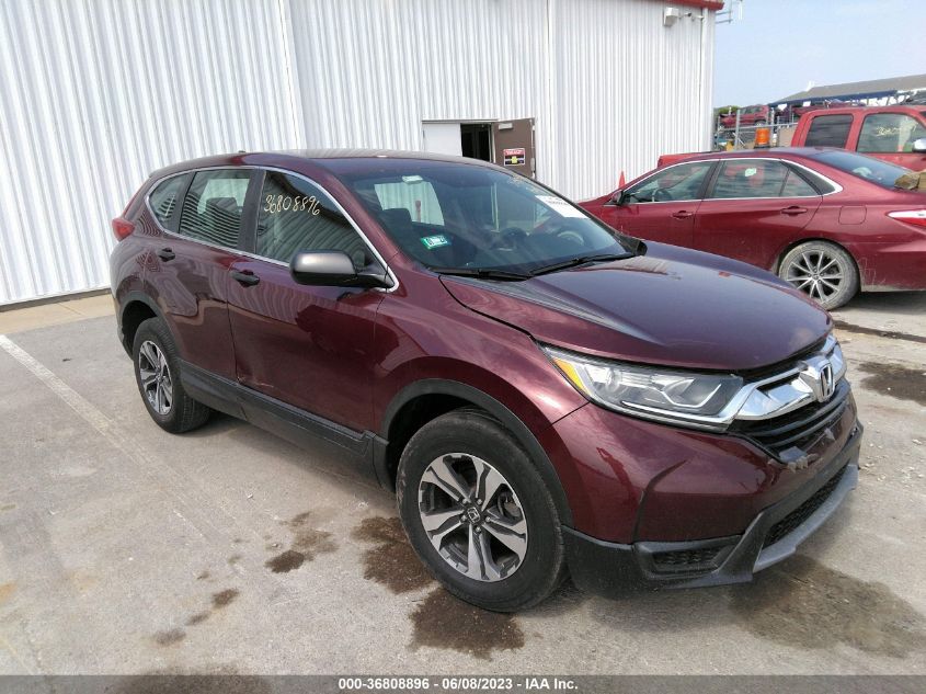 2018 Honda Cr-V Lx VIN: 2HKRW6H3XJH229880 Lot: 36808896