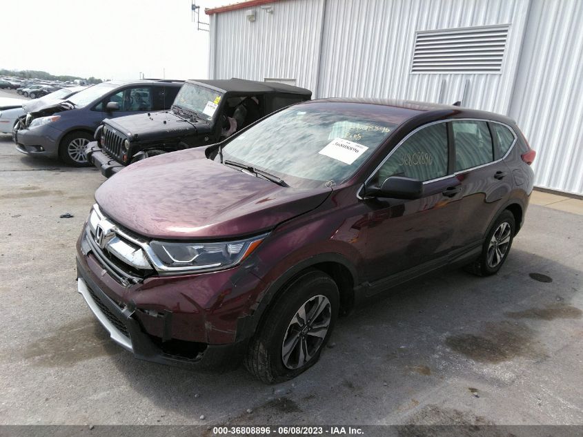 2018 Honda Cr-V Lx VIN: 2HKRW6H3XJH229880 Lot: 36808896