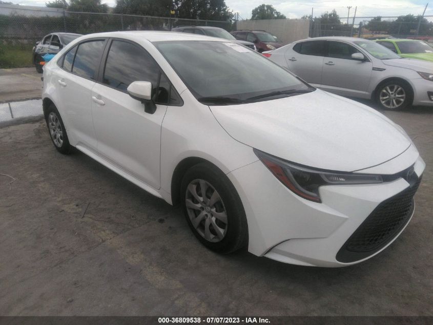 2020 Toyota Corolla Le VIN: JTDEPRAE8LJ015053 Lot: 36809538