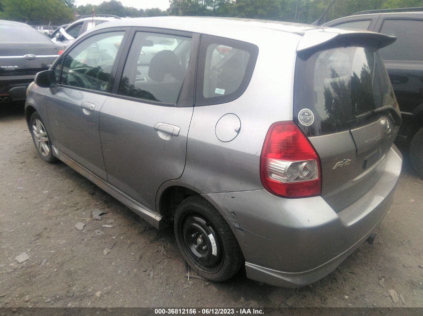 JHMGD37607S068004 2007 Honda Fit Sport