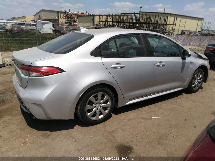 2020 Toyota Corolla Le VIN: 5YFEPRAEXLP025675 Lot: 36812682