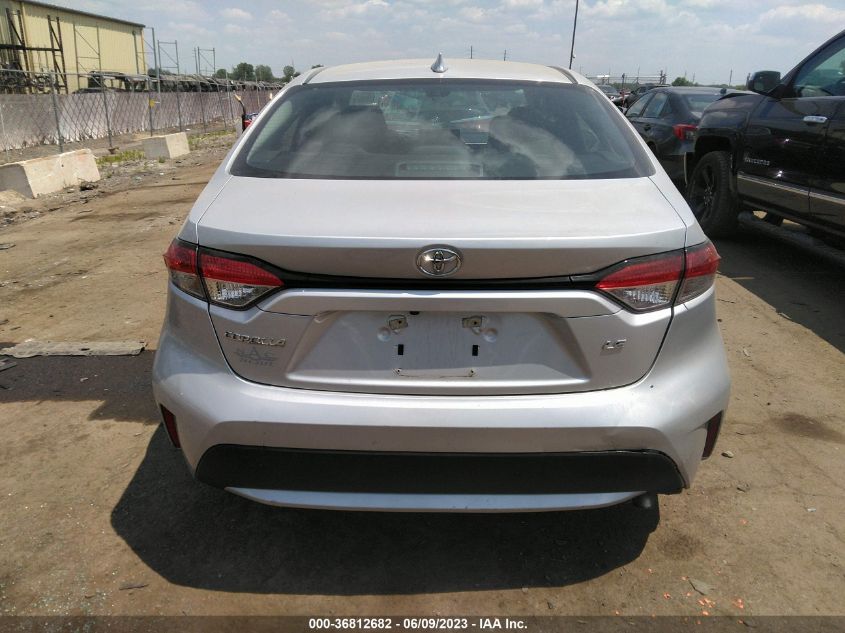 2020 Toyota Corolla Le VIN: 5YFEPRAEXLP025675 Lot: 36812682