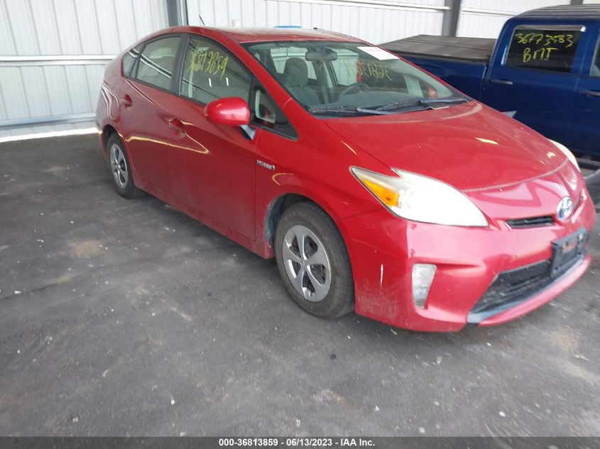 2013 Toyota Prius One/Two/Three/Four/Five VIN: JTDKN3DU7D0352216 Lot: 36813859