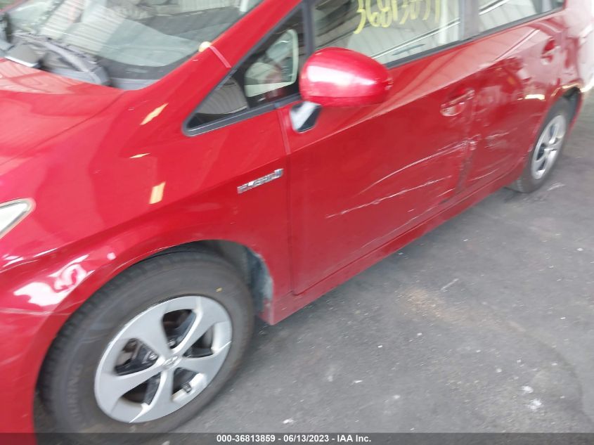 2013 Toyota Prius One/Two/Three/Four/Five VIN: JTDKN3DU7D0352216 Lot: 36813859