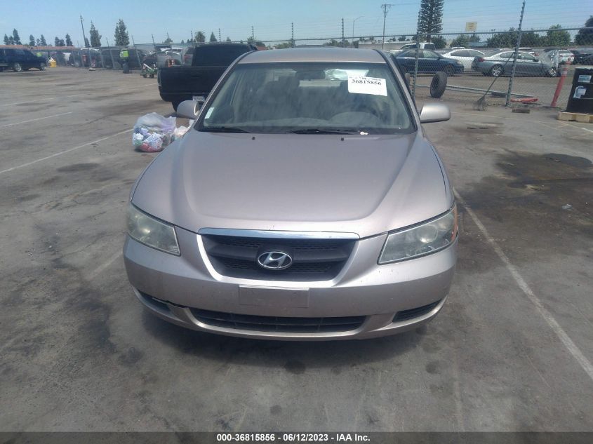 2007 Hyundai Sonata Gls VIN: 5NPET46C47H255804 Lot: 36815856