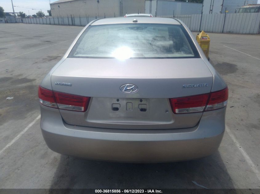 2007 Hyundai Sonata Gls VIN: 5NPET46C47H255804 Lot: 36815856