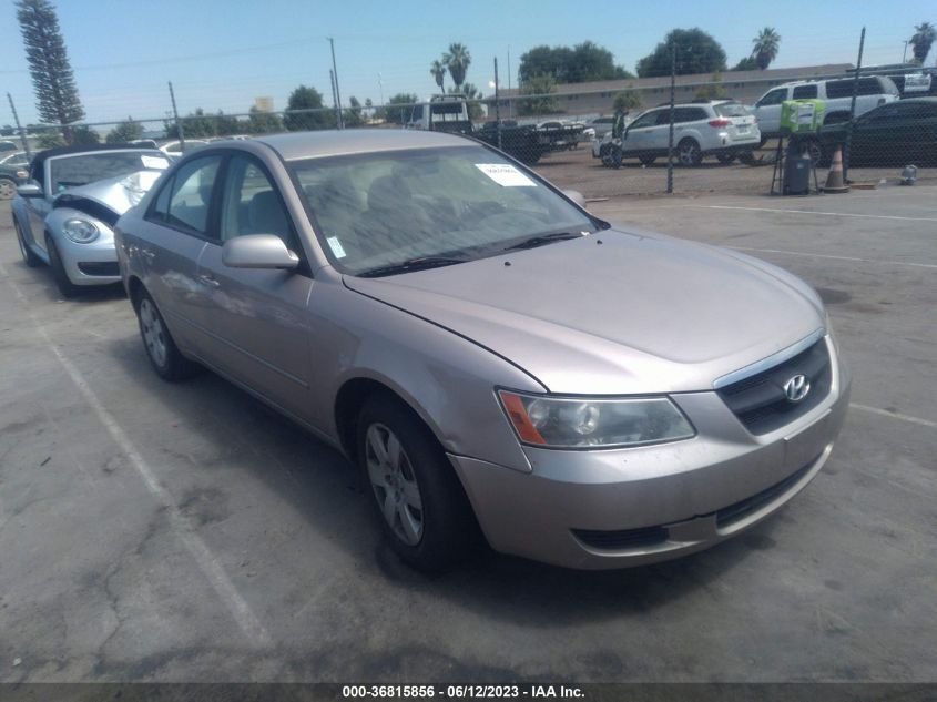 2007 Hyundai Sonata Gls VIN: 5NPET46C47H255804 Lot: 36815856