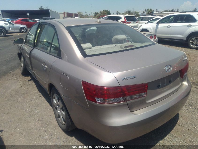 2007 Hyundai Sonata Gls VIN: 5NPET46C47H255804 Lot: 36815856