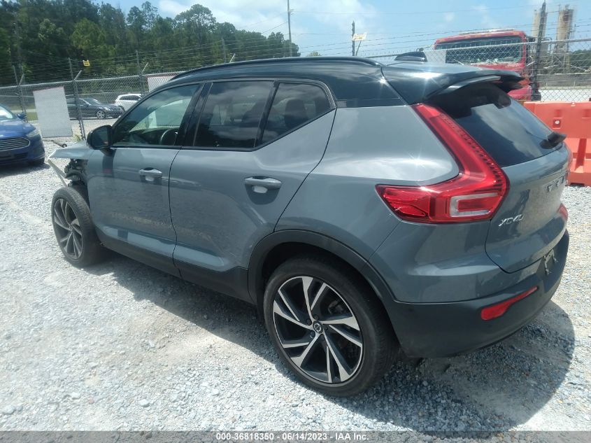 2021 Volvo Xc40 T5 R-Design VIN: YV4162UM4M2488789 Lot: 36818350