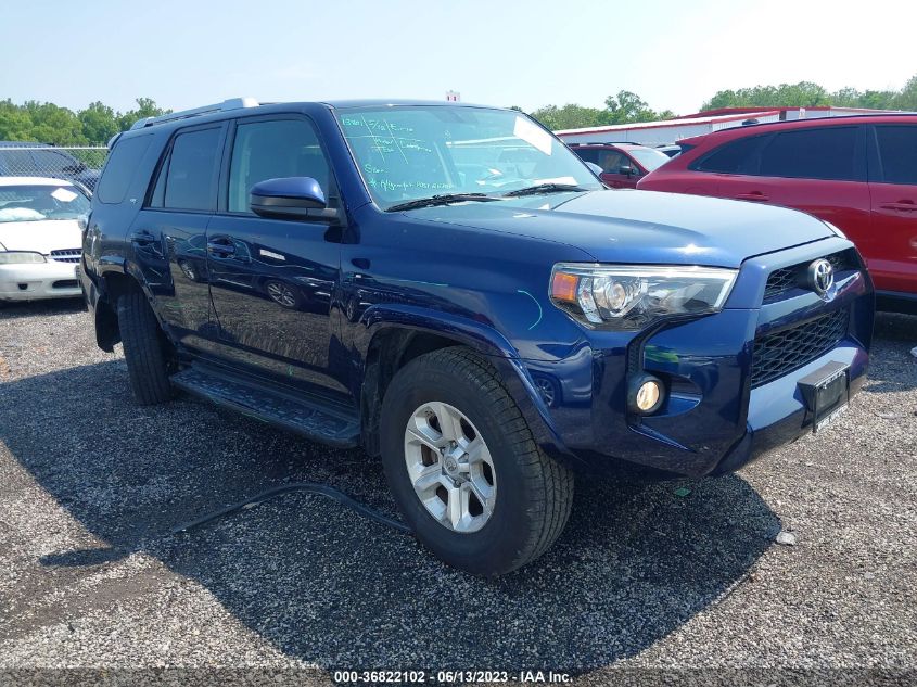 VIN JTEBU5JR1G5399243 2016 Toyota 4runner, SR5 no.1