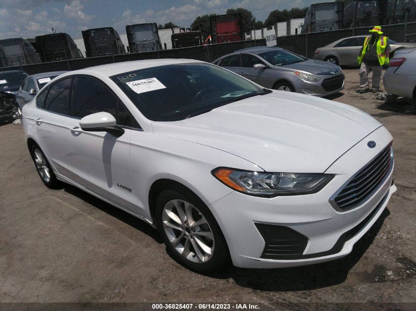 2019 Ford Fusion Hybrid Se VIN: 3FA6P0LU5KR190021 Lot: 36825407