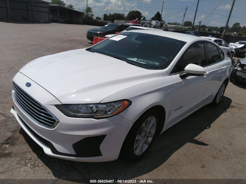 2019 Ford Fusion Hybrid Se VIN: 3FA6P0LU5KR190021 Lot: 36825407