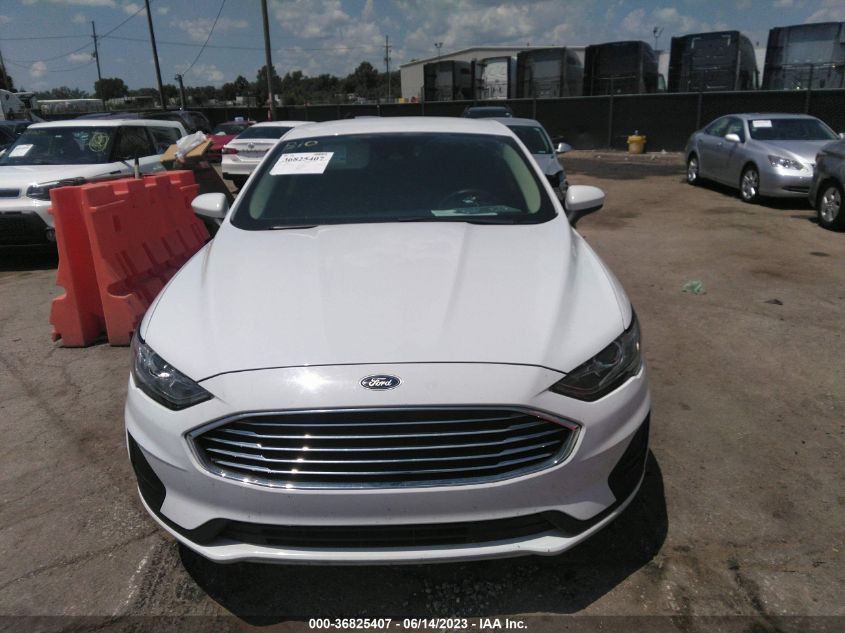 2019 Ford Fusion Hybrid Se VIN: 3FA6P0LU5KR190021 Lot: 36825407