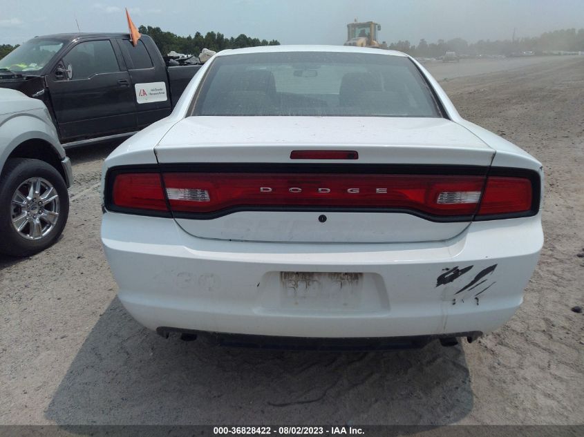 2014 Dodge Charger Police VIN: 2C3CDXAT9EH186180 Lot: 36828422