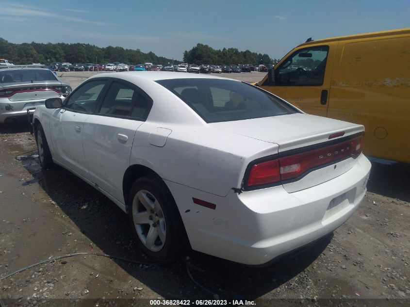 2014 Dodge Charger Police VIN: 2C3CDXAT9EH186180 Lot: 36828422