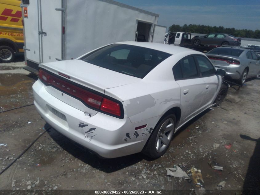 2014 Dodge Charger Police VIN: 2C3CDXAT9EH186180 Lot: 36828422