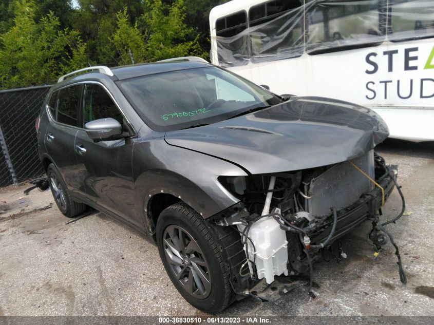 2016 Nissan Rogue Sl VIN: 5N1AT2MV2GC759413 Lot: 36830510